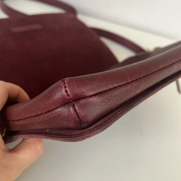 Madewell The Flap Convertible Crossbody Bag in Dark Cabernet